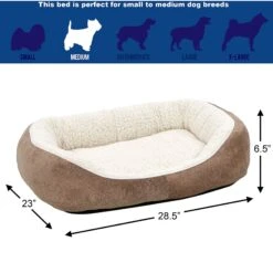 MidWest Overstuffed Micro-Terry Cuddle Dog & Cat Bed -Pet Dog Supply Store 226383 PT3. AC SS1800 V1583959717