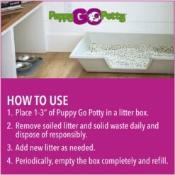 Puppy Go Potty Natural Paper Fiber Dog Litter -Pet Dog Supply Store 227546 PT8. AC SS1800 V1597158660