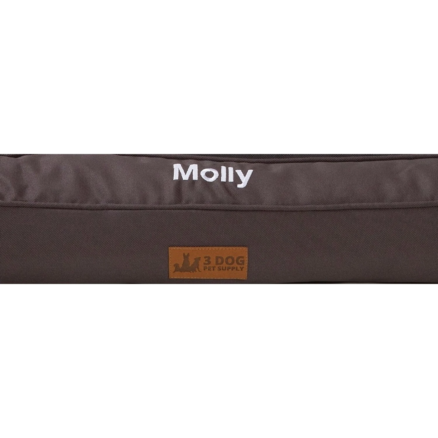 3 Dog Pet Supply EZ Wash Softshell Personalized Orthopedic Bolster Dog Bed With Removable Cover 5 3 Dog Pet Supply EZ Wash Softshell Personalized Orthopedic Bolster Dog Bed With Removable Cover - Image 3