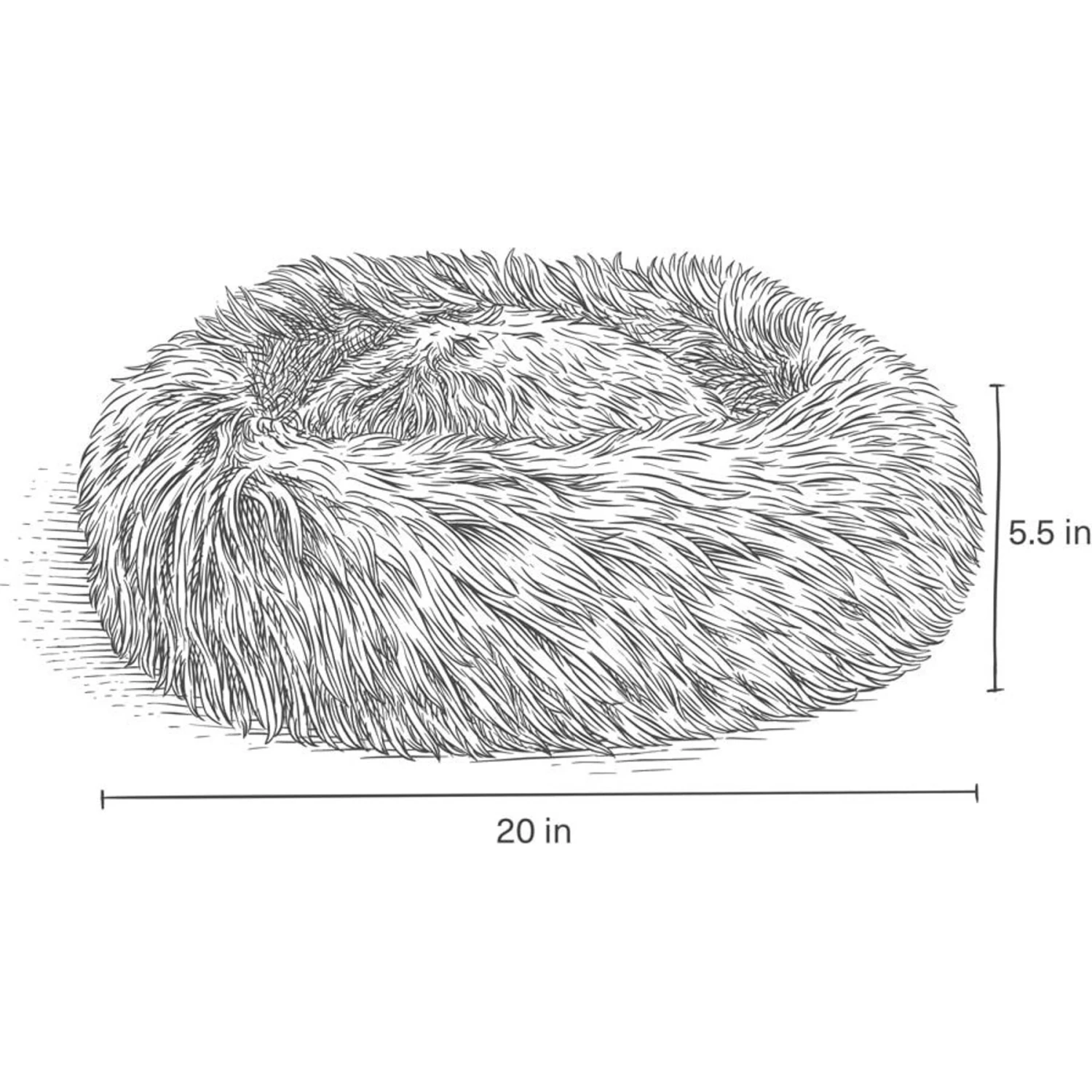 Mau Lifestyle Fluffi Donut Dog & Cat Bed 10 Mau Lifestyle Fluffi Donut Dog & Cat Bed - Image 8