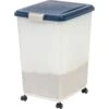 IRIS USA WeatherPro Airtight Dog, Cat, Bird & Other Pet Food Storage Bin Container With Attachable Casters -Pet Dog Supply Store 231638 MAIN. AC SS1800 V1680803920