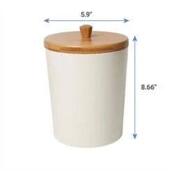 Frisco Melamine Dog & Cat Treat Jar With Bamboo Lid -Pet Dog Supply Store 232068 PT6. AC SS1800 V1605758600