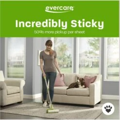 Evercare Pet Plus Mega Extreme Stick Large Surface Pet Lint Roller, 25 Sheets 11 Evercare Pet Plus Mega Extreme Stick Large Surface Pet Lint Roller, 25 Sheets -Pet Dog Supply Store 232903 PT2. AC SS1800 V1692293808