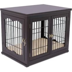 Internet's Best Double Door Furniture Style Dog Crate & End Table 13 Internet's Best Double Door Furniture Style Dog Crate & End Table -Pet Dog Supply Store 233361 PT2. AC SS1800 V1604008939