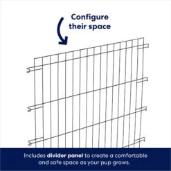 Frisco Heavy Duty Enhanced Lock Double Door Fold & Carry Wire Dog Crate & Mat Kit -Pet Dog Supply Store 233736 PT6. AC SS1800 V1671661487