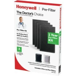 Honeywell HPA100 Series Medium Room HEPA Air Purifier Pre-filter, 4 Count