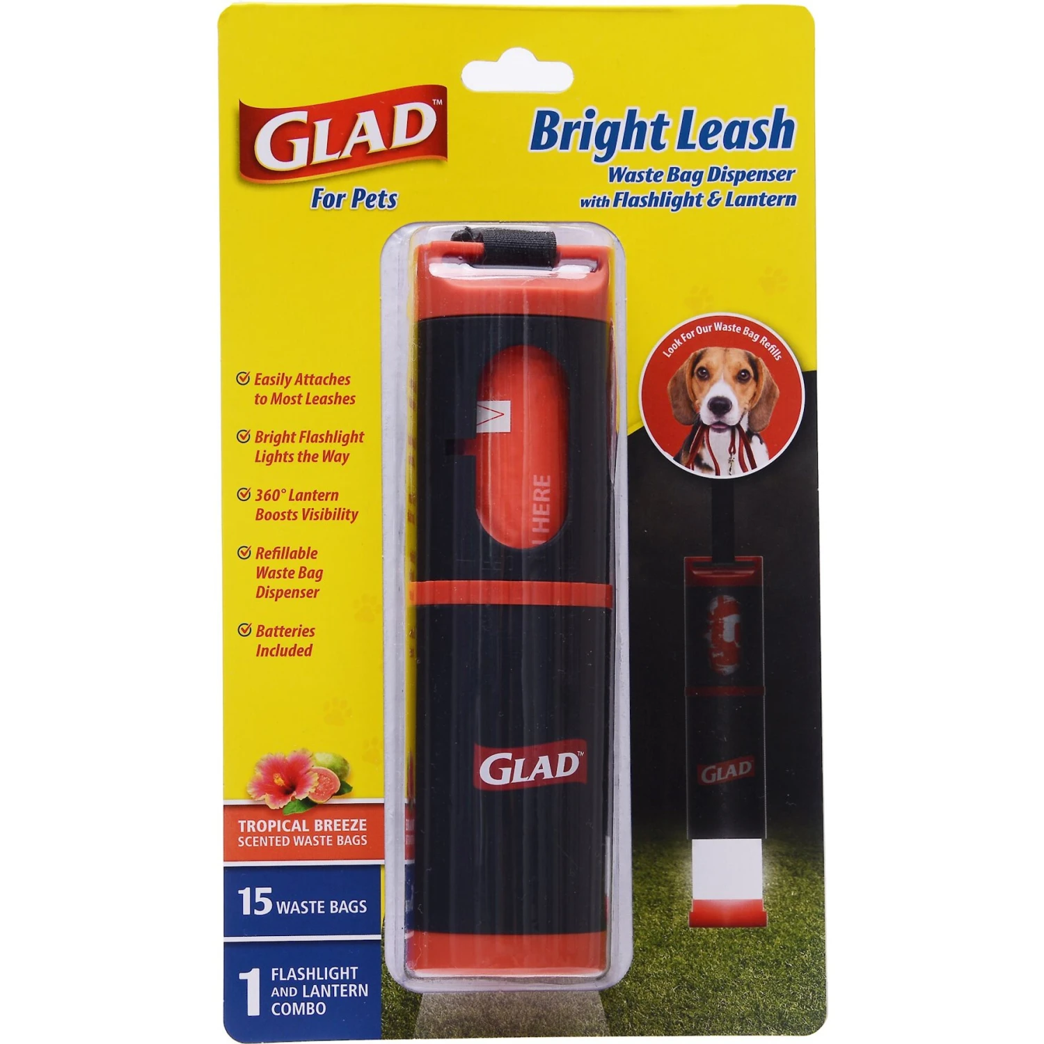 Glad Bright Leash Dog Waste Bag Dispenser 3 Glad Bright Leash Dog Waste Bag Dispenser