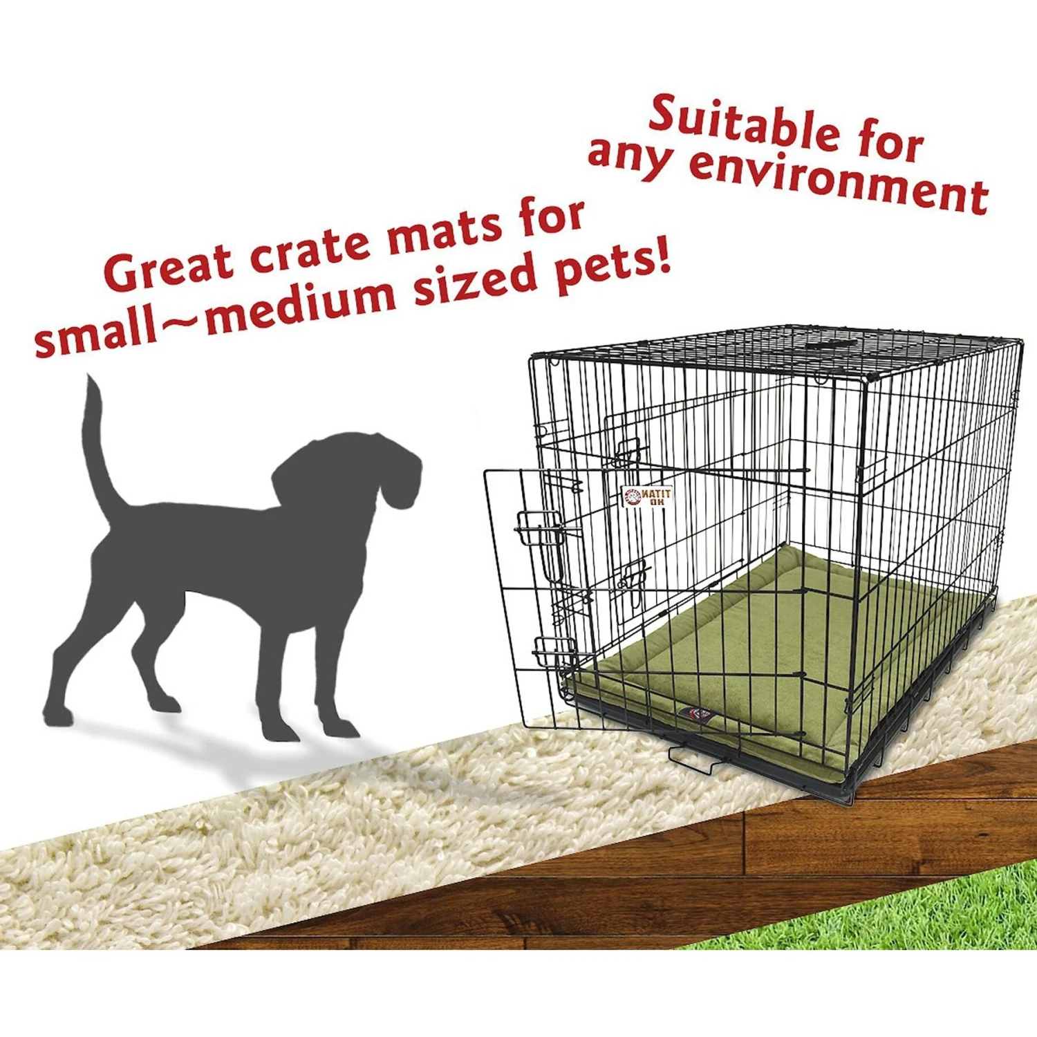 Majestic Pet Villa Personalized Crate Mat Dog Bed 7 Majestic Pet Villa Personalized Crate Mat Dog Bed - Image 5