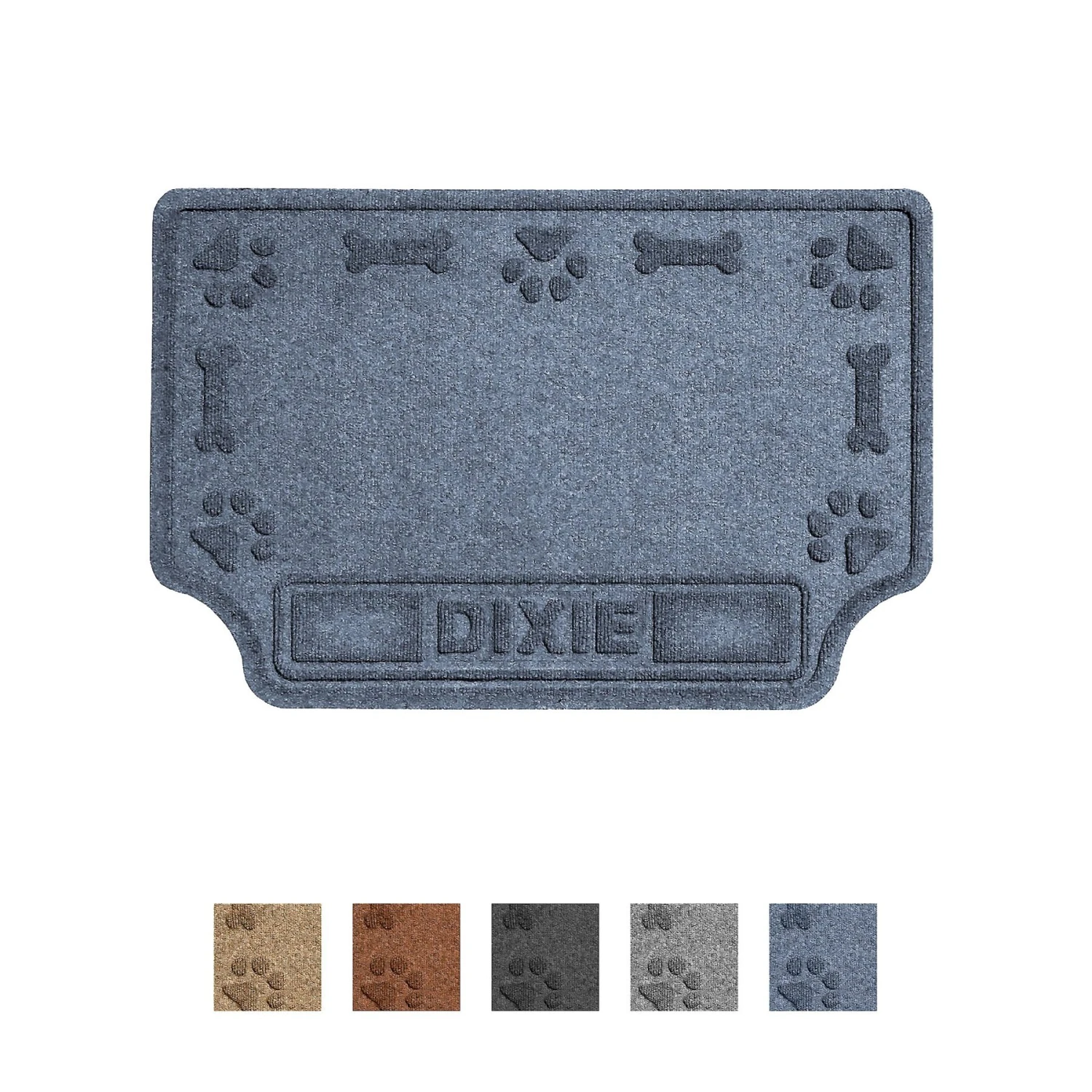 Bungalow Flooring Waterhog Drool Hog Dog Bone Personalized Dog Placemat 3 Bungalow Flooring Waterhog Drool Hog Dog Bone Personalized Dog Placemat