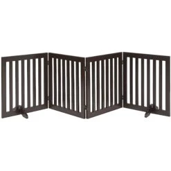 Unipaws 4 Panel Free Standing Dog Gate -Pet Dog Supply Store 241588 PT2. AC SS1800 V1600386670