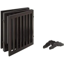 Unipaws 4 Panel Free Standing Dog Gate -Pet Dog Supply Store 241588 PT3. AC SS1800 V1600391775