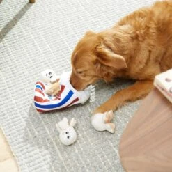 Frisco Zoomies & Chill Popcorn Hide & Seek Puzzle Plush Squeaky Dog Toy -Pet Dog Supply Store 241679 PT6. AC SS1800 V1610756768