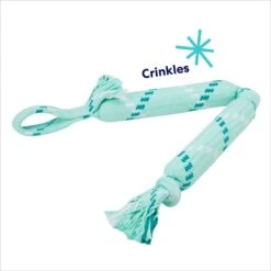Frisco Double Fun Rope Crinkle Fetch Dog Toy -Pet Dog Supply Store 242137 PT2. AC SS1800 V1695748414