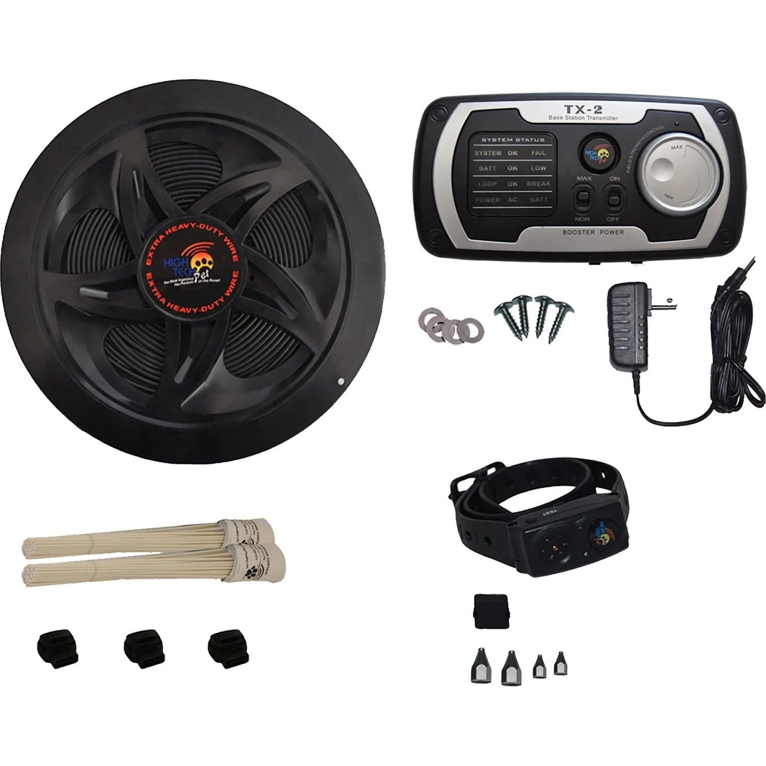 High Tech Pet Products Humane Contain HC-8000 Deluxe Electronic Dog Fence Containment System 3 High Tech Pet Products Humane Contain HC-8000 Deluxe Electronic Dog Fence Containment System