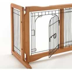 Richell Sitter Freestanding Dog Gate, Autumn Matte -Pet Dog Supply Store 243577 PT5. AC SS1800 V1595564246