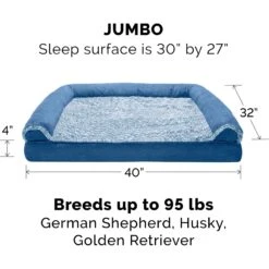 FurHaven Faux Fur & Suede Cooling Gel Sofa Dog & Cat Bed 15 FurHaven Faux Fur & Suede Cooling Gel Sofa Dog & Cat Bed -Pet Dog Supply Store 244475 PT4. AC SS1800 V1667227696