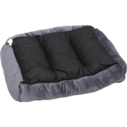 HappyCare Textiles Rectangle Ultra-Soft Bolster Cat & Dog Bed -Pet Dog Supply Store 245758 PT3. AC SS1800 V1596056764