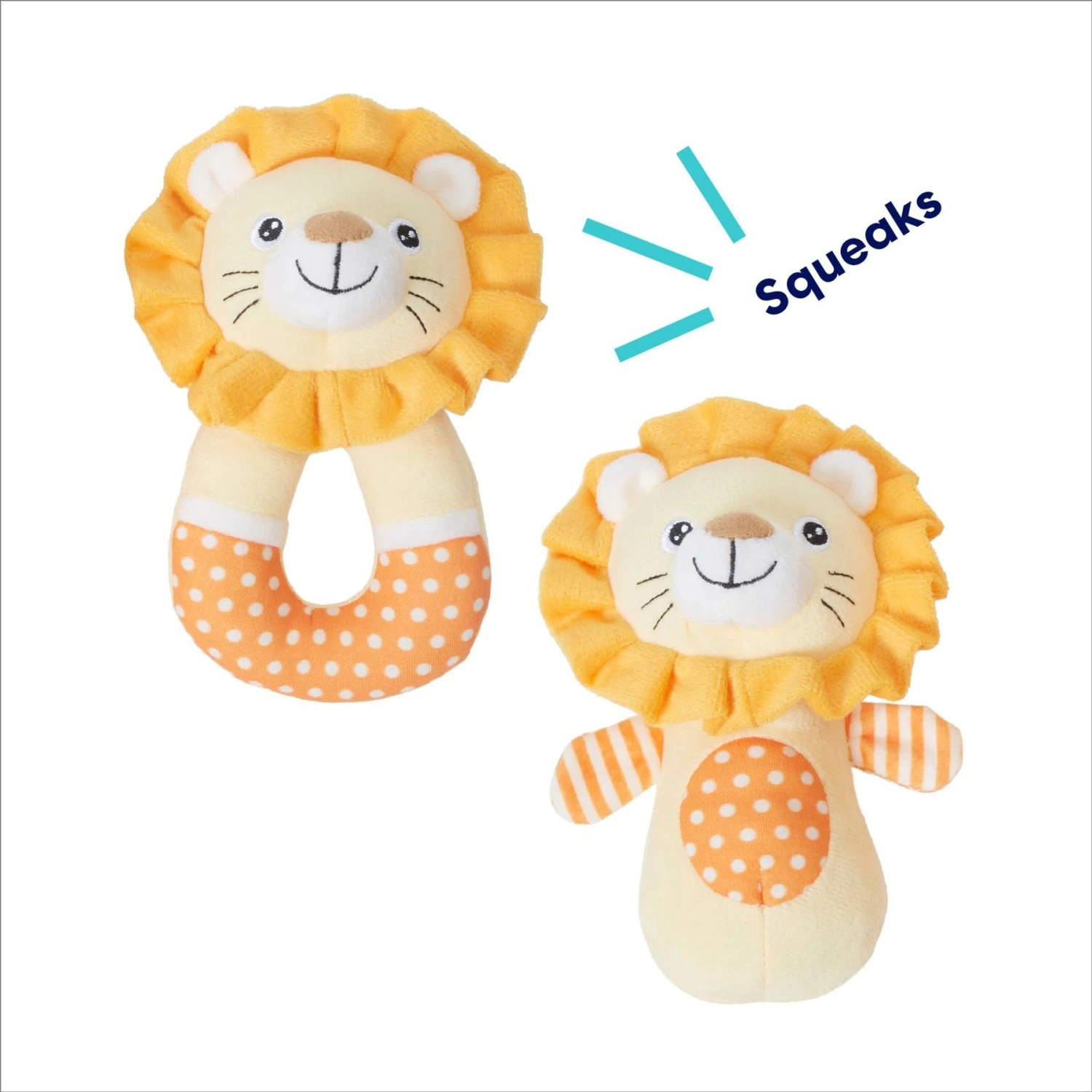 Frisco Lion Plush Squeaky Puppy Toy 5 Frisco Lion Plush Squeaky Puppy Toy - Image 3