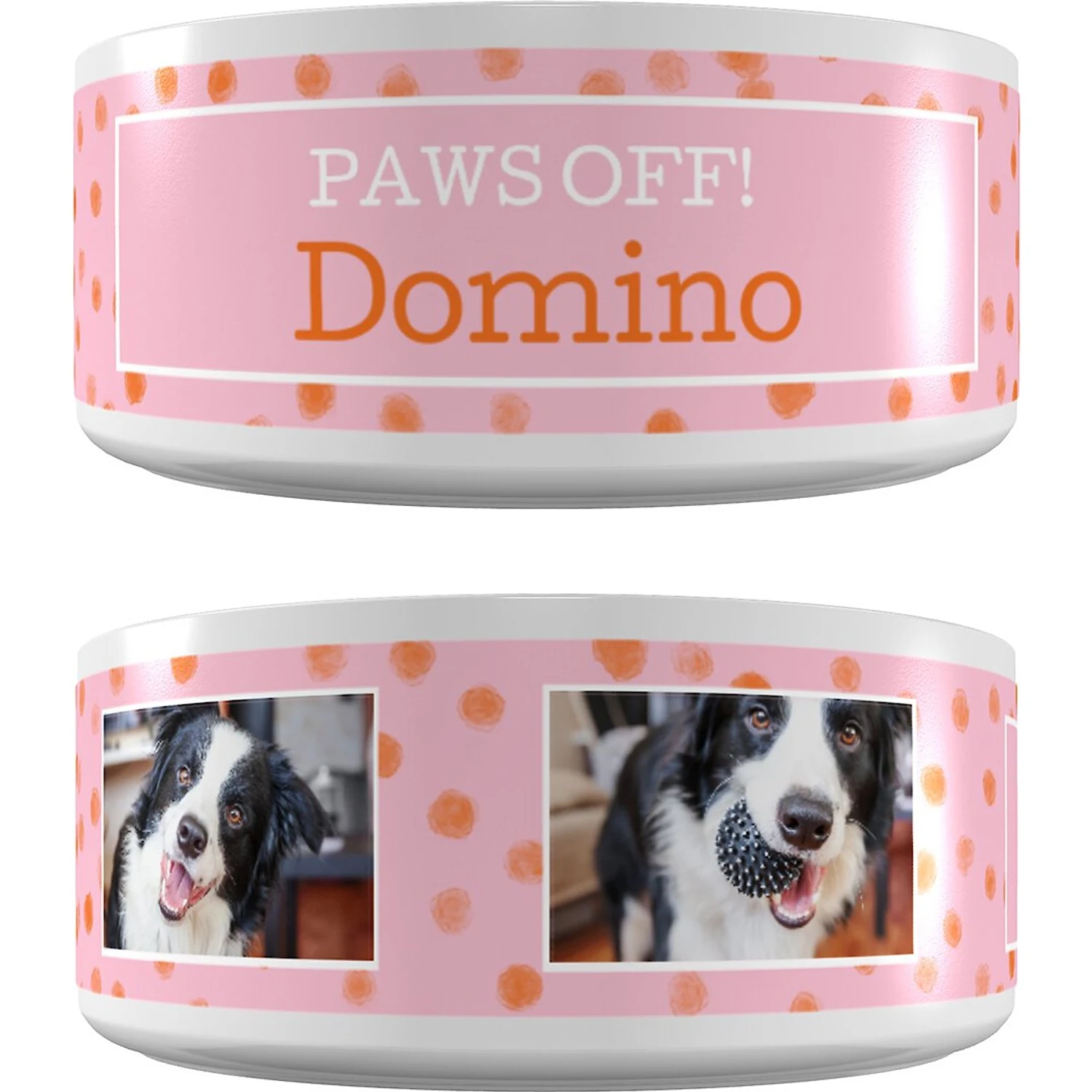Frisco "Paws Off" Ceramic Personalized Dog Bowl 3 Frisco "Paws Off" Ceramic Personalized Dog Bowl