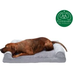 FurHaven Plush & Suede Full Support Orthopedic Sofa Dog & Cat Bed -Pet Dog Supply Store 251847 PT3. AC SS1800 V1599852398