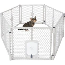 Frisco 6-Panel Plastic Exercise Dog Playpen, Light Gray 12 Frisco 6-Panel Plastic Exercise Dog Playpen, Light Gray -Pet Dog Supply Store 252045 PT2. AC SS1800 V1611089724