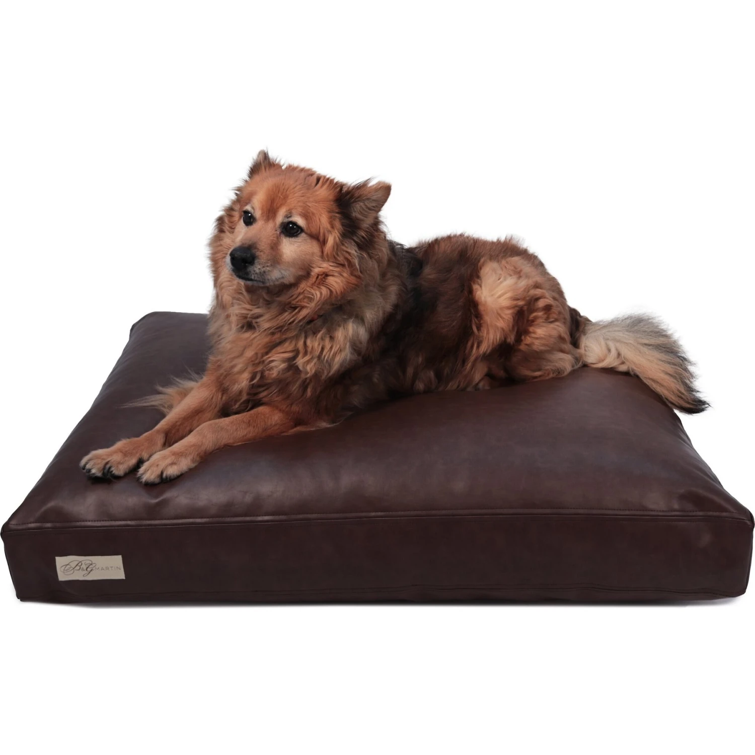 B&G Martin Faux Leather Poly Fill Cushion Insert Dog & Cat Bed 6 B&G Martin Faux Leather Poly Fill Cushion Insert Dog & Cat Bed - Image 4