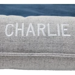 Frisco Orthopedic Personalized Bolster Dog Bed W/Removable Cover, Harbour Blue, Large -Pet Dog Supply Store 252617 PT5. AC SS1800 V1604532720