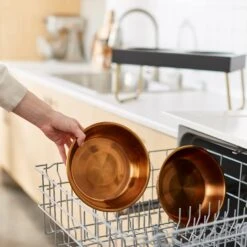 Frisco Copper Stainless Steel Elevated Foldable Double Dog & Cat Bowls -Pet Dog Supply Store 253060 PT7. AC SS1800 V1616595568