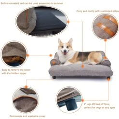 K1 Pet Design Wickman Sofa Pet Bed With Removable Cover 12 K1 Pet Design Wickman Sofa Pet Bed With Removable Cover -Pet Dog Supply Store 254151 PT3. AC SS1800 V1602720678