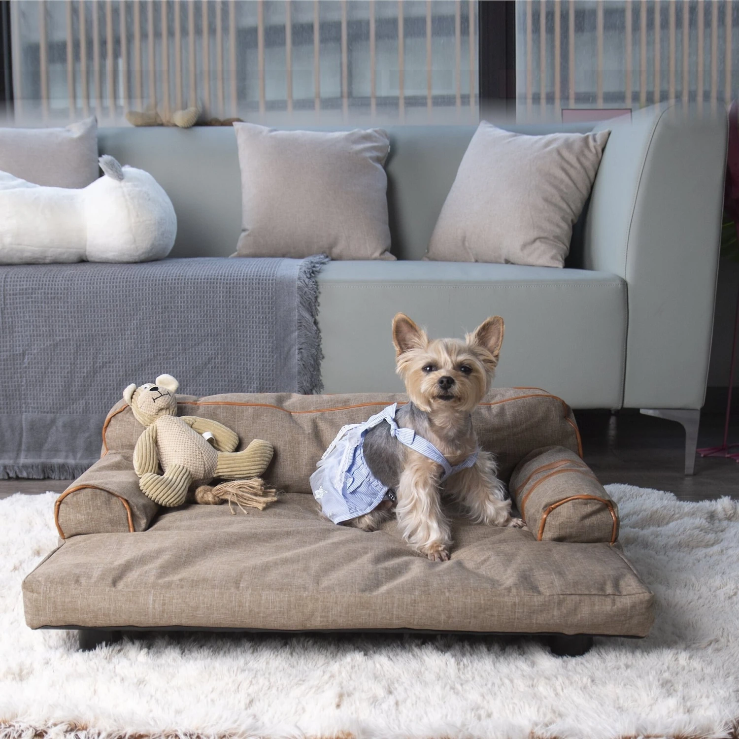 K1 Pet Design Wickman Sofa Pet Bed With Removable Cover 9 K1 Pet Design Wickman Sofa Pet Bed With Removable Cover - Image 7