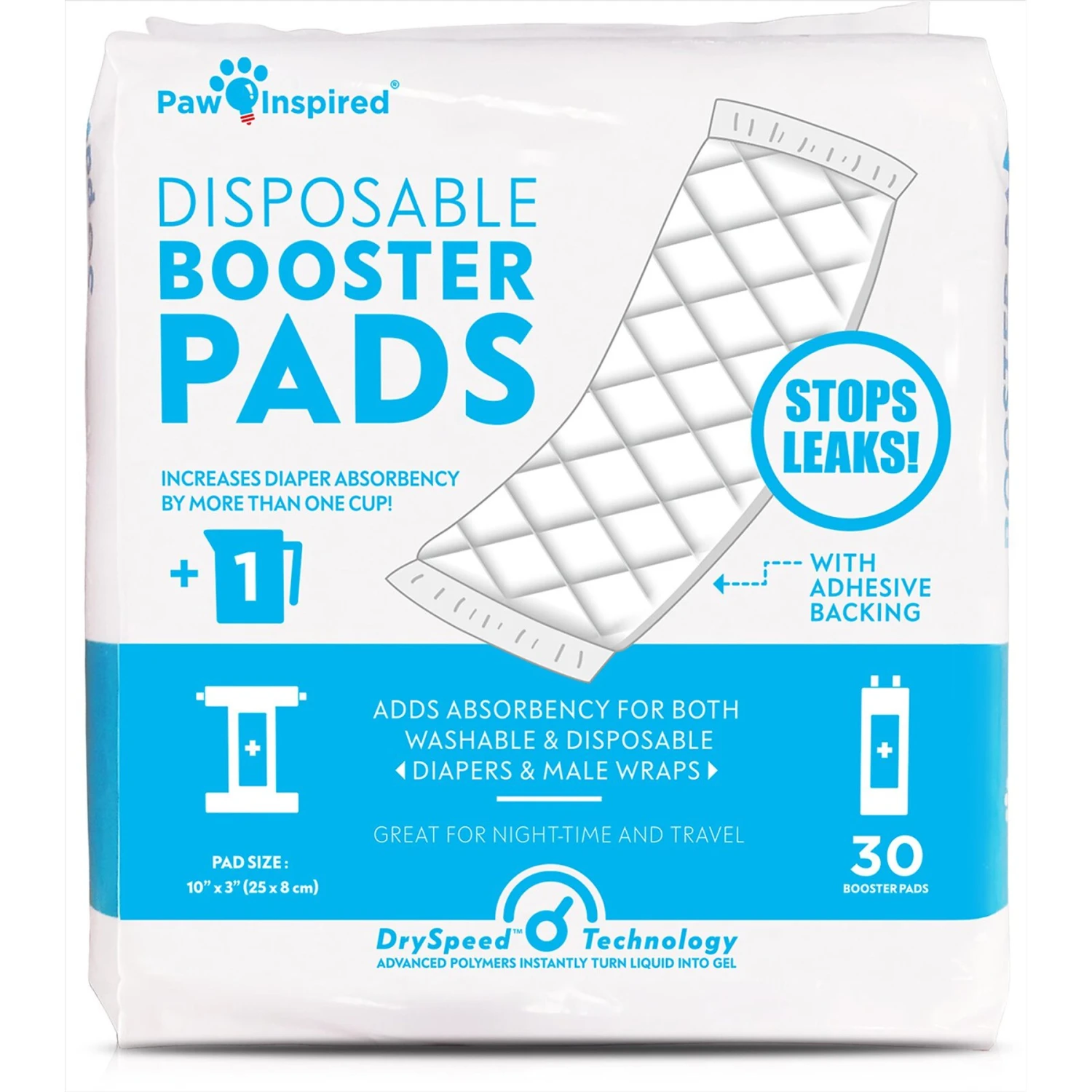 Paw Inspired Dog Diaper Pad Liners 3 Paw Inspired Dog Diaper Pad Liners
