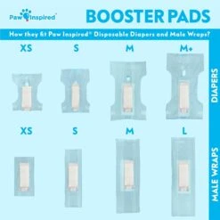 Paw Inspired Dog Diaper Pad Liners 12 Paw Inspired Dog Diaper Pad Liners -Pet Dog Supply Store 254263 PT3. AC SS1800 V1601330179
