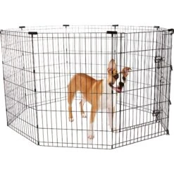 Frisco Heavy Duty Fold & Carry Double Door Collapsible Wire Dog Crate & Frisco Wire Dog & Small Pet Exercise Pen With Step-Through Door 11 Frisco Heavy Duty Fold & Carry Double Door Collapsible Wire Dog Crate & Frisco Wire Dog & Small Pet Exercise Pen With Step-Through Door -Pet Dog Supply Store 255537 PT4. AC SS1800 V1603646503