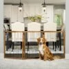 Carlson Pet Products 28-in Extra Tall Freestanding Dog Gate, Brown, Large 2 Carlson Pet Products 28-in Extra Tall Freestanding Dog Gate, Brown, Large -Pet Dog Supply Store 256336 MAIN. AC SS1800 V1602266509