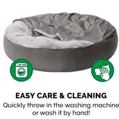 FurHaven Wave Covered Pillow Cat & Dog Bed -Pet Dog Supply Store 258985 PT6. AC SS1800 V1604105583