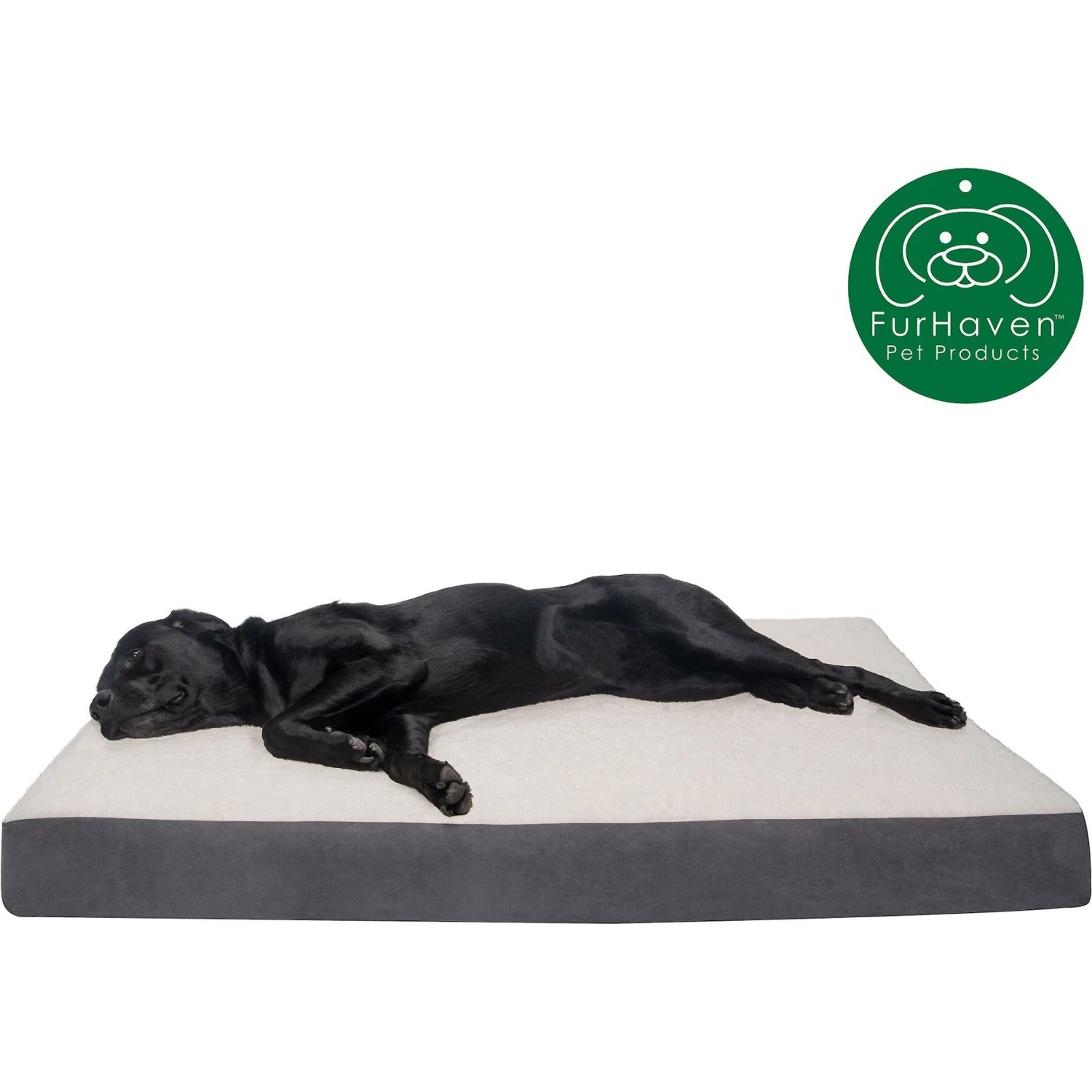 FurHaven Faux Sheepskin & Suede Cooling Gel Cat & Dog Bed With Removable Cover 6 FurHaven Faux Sheepskin & Suede Cooling Gel Cat & Dog Bed With Removable Cover - Image 4