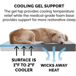 FurHaven Faux Sheepskin & Suede Cooling Gel Cat & Dog Bed With Removable Cover 17 FurHaven Faux Sheepskin & Suede Cooling Gel Cat & Dog Bed With Removable Cover -Pet Dog Supply Store 261665 PT6. AC SS1800 V1605652609