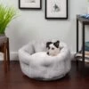 FurHaven Luxury Faux Fur Self-Warming Hi-Lo Donut Cat & Dog Bed -Pet Dog Supply Store 262932 MAIN. AC SS1800 V1606797124