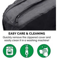 FurHaven Snuggle Deluxe Pillow Cat & Dog Bed With Removable Cover -Pet Dog Supply Store 265740 PT5. AC SS1800 V1609372050