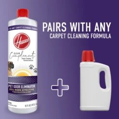 Hoover Clean Complements Carpet Cleaning Formula Booster, 16-oz Bottle, 2 Count -Pet Dog Supply Store 268775 PT2. AC SS1800 V1611269258