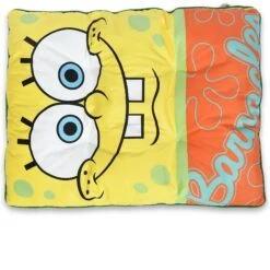Fetch For Pets Spongebob Sponge-Bob Napper Dog Bed, Yellow -Pet Dog Supply Store 277833 PT2. AC SS1800 V1625618795