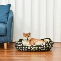 Fetch For Pets Star Wars Mandalorian Child In A Cradle Cuddler Dog Bed, Black -Pet Dog Supply Store 277839 PT5. AC SS1800 V1625622421