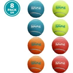 Outward Hound Squeaker Balls Small Dog Toys, 8 Count -Pet Dog Supply Store 278085 PT5. AC SS1800 V1636513295