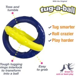 Nylabone Power Play Tug-a-Ball 2-in-1 Ball & Tug Dog Toy 10 Nylabone Power Play Tug-a-Ball 2-in-1 Ball & Tug Dog Toy -Pet Dog Supply Store 278156 PT1. AC SS1800 V1614810085