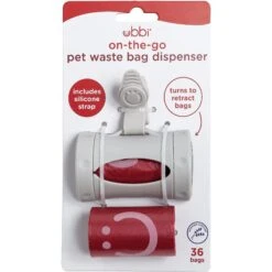 Ubbi® Ubbi On-The-Go Dog & Cat Waste Bag Dispenser -Pet Dog Supply Store 279130 PT2. AC SS1800 V1615517203