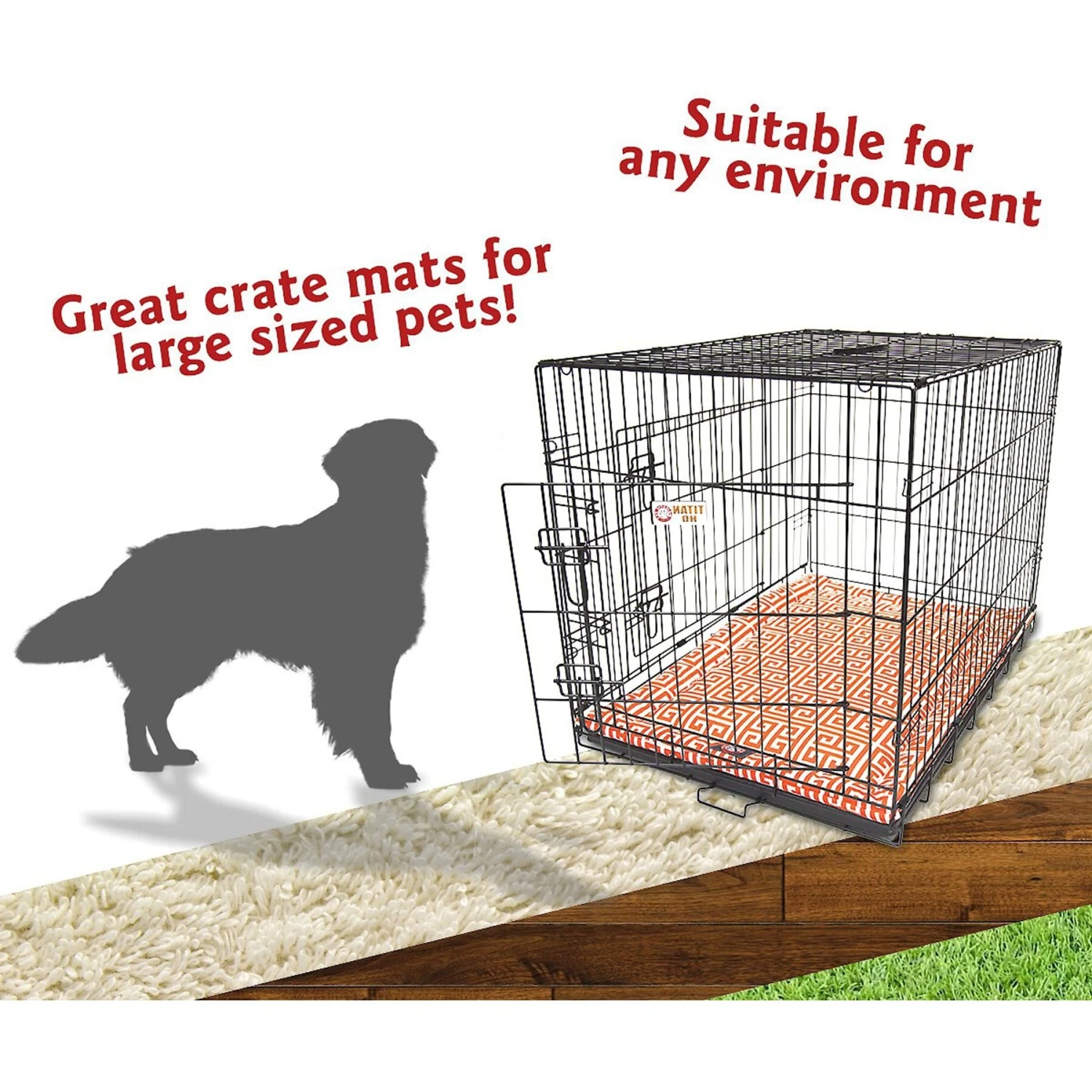 Majestic Pet Towers Personalized Dog Crate Mat 9 Majestic Pet Towers Personalized Dog Crate Mat - Image 7