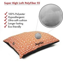 Majestic Pet Aruba Personalized Pillow Cat & Dog Bed -Pet Dog Supply Store 294126 PT3. AC SS1800 V1624488486
