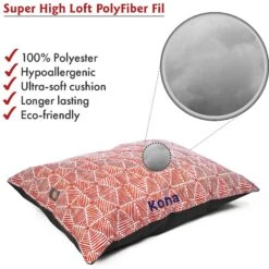 Majestic Pet Charlie Personalized Pillow Cat & Dog Bed -Pet Dog Supply Store 294131 PT3. AC SS1800 V1624496600