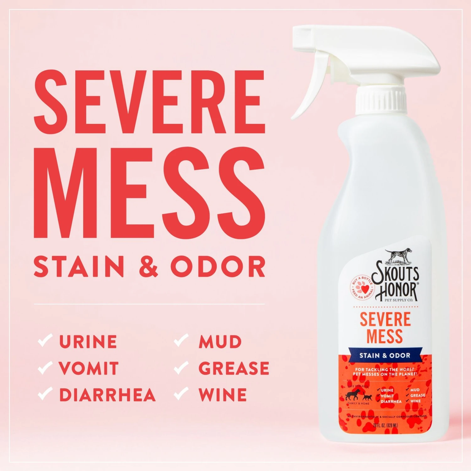 Skout's Honor Severe Mess Stain & Odor Dog & Cat Spray 5 Skout's Honor Severe Mess Stain & Odor Dog & Cat Spray - Image 3