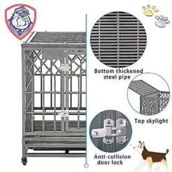 SMONTER Heavy Duty Dog Crate 12 SMONTER Heavy Duty Dog Crate -Pet Dog Supply Store 300204 PT4. AC SS1800 V1622122098